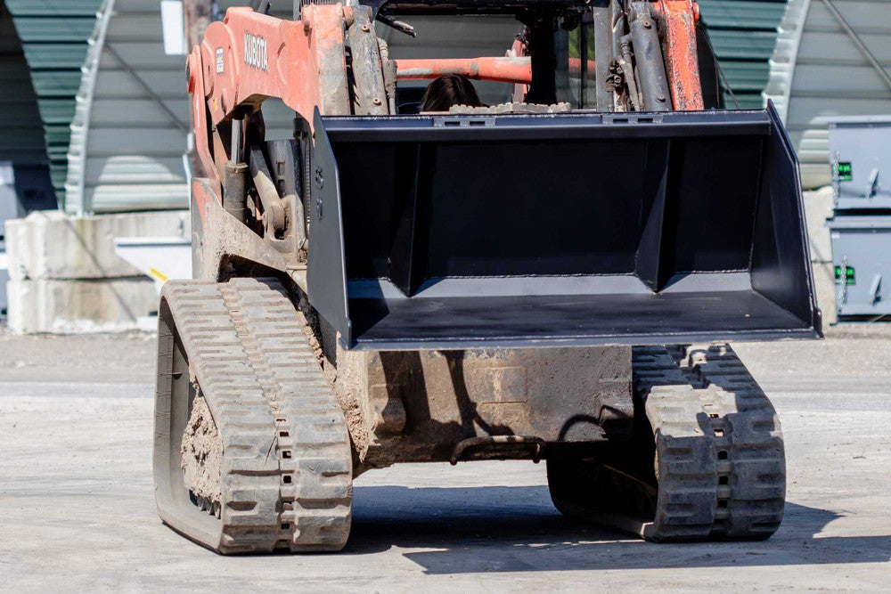 Express Steel | Snow/Mulch Bucket | SKU ES-STSMB-0060 | Width 60" | Hydraulic Flow 0 To 25 GPM | For Skid Steers