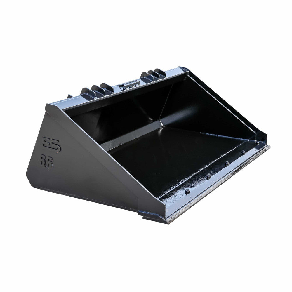Express Steel | Heavy Duty Smooth Bucket | SKU ES-HDSB-0066 | Width 66" | Hydraulic Flow 15 To 25 GPM | For Skid Steers