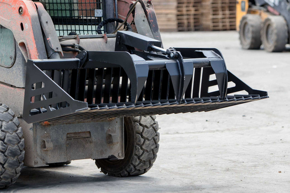 Express Steel | Rock Bucket Grapple | Model ES20230 | 36" Opening Width | Heavy-Duty Land Clearing & Material Handling | Hydraulic Flow 8 to 12 GPM | For Skid Steer