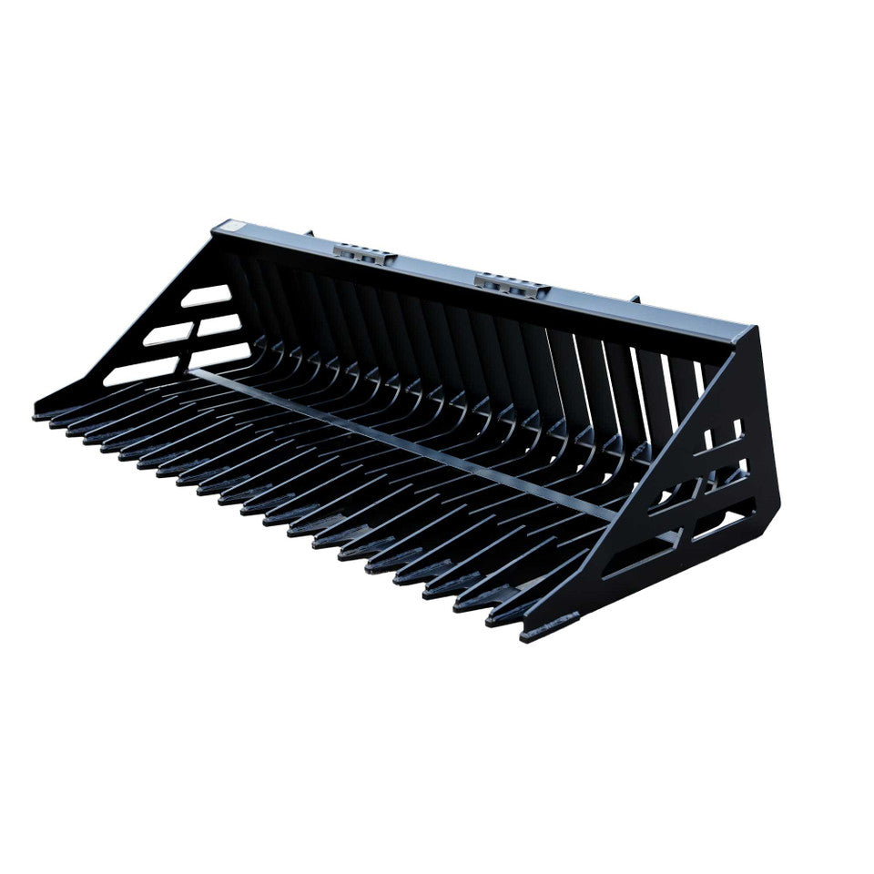 Express Steel Rock Bucket | SKU ES30020 | Width 72" | Hydraulic Flow 15–25 GPM | For Skid Steers