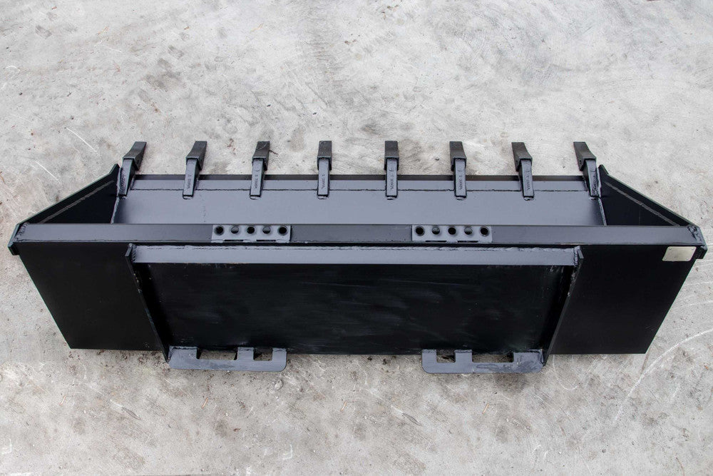 Express Steel | Standard Tooth Bucket | SKU ES-STTB-0072 | Width 72" | Hydraulic Flow Up To 20 GPM | For Skid Steers