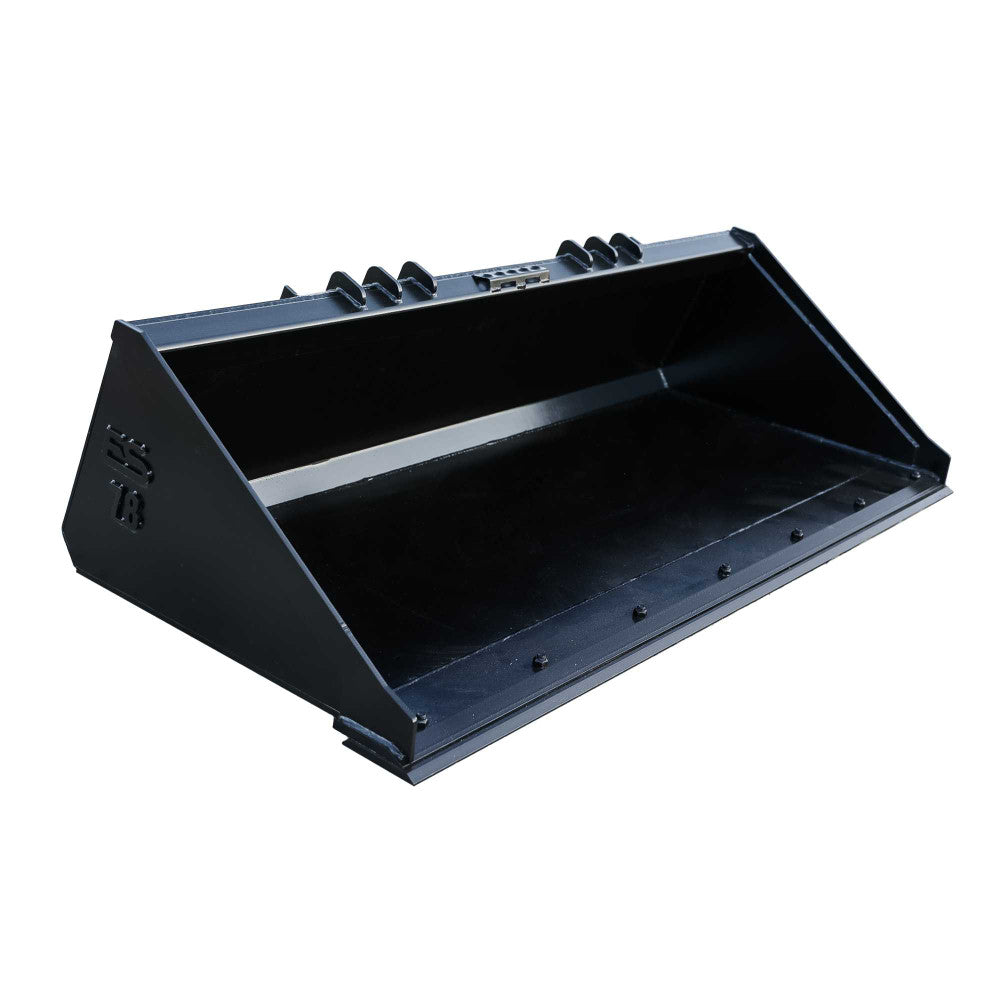 Express Steel | Smooth Bucket | Model 78" Heavy Duty | SKU ES-HDSB-0078 | Weight 825 lbs | Durable Steel Construction | Hydraulic Flow 0 To 25 GPM | For Skid Steers