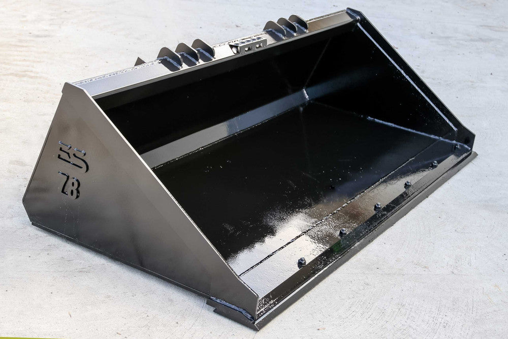 Express Steel | Smooth Bucket | Model 78" Heavy Duty | SKU ES-HDSB-0078 | Weight 825 lbs | Durable Steel Construction | Hydraulic Flow 0 To 25 GPM | For Skid Steers