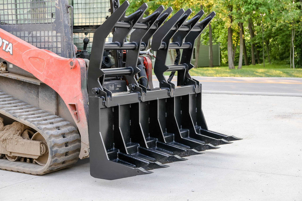 Express Steel | Vertical Extreme Grapple | SKU ES20170 | Width 78" | Hydraulic Flow 15 To 25 GPM | For Skid Steers