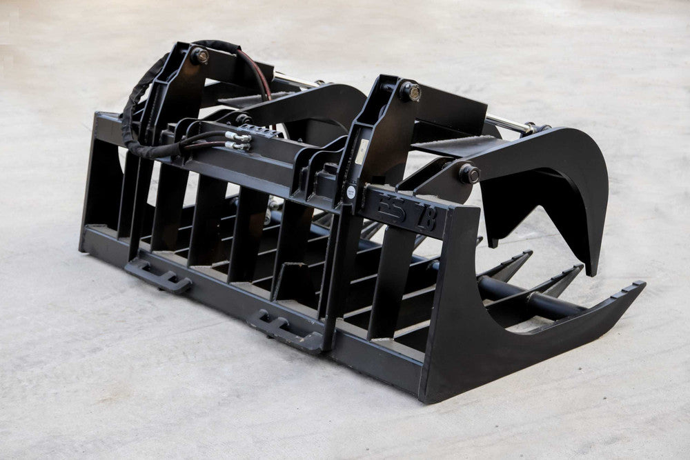 Express Steel | Grapple | Model 78" XHD | SKU ES20140 | Width 78" | Hydraulic Flow 15 To 25 GPM | For Skid Steer