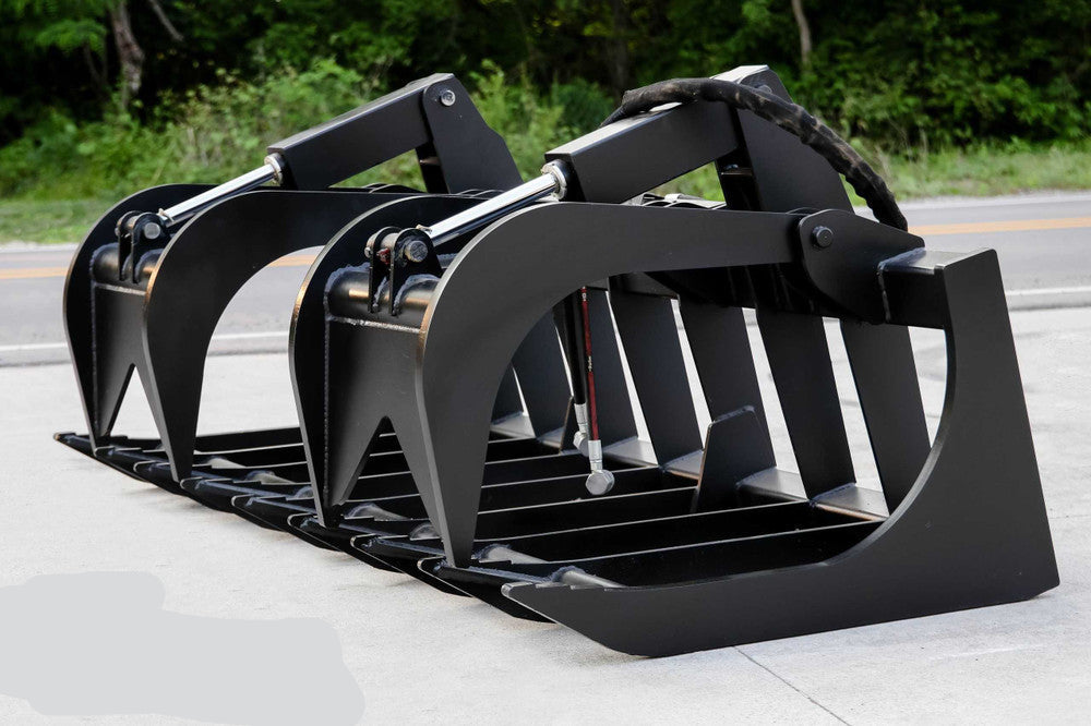 Express Steel | Grapple | Model 78" XHD | SKU ES20140 | Width 78" | Hydraulic Flow 15 To 25 GPM | For Skid Steer