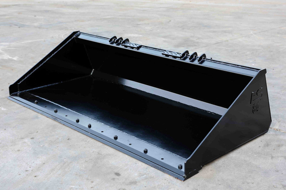 Express Steel | Smooth Bucket | Model Heavy Duty 84" | SKU ES-HDSB-0084 | Capacity 0.73 Cubic Yard | Durable American-Made Steel | Horsepower Up to 70 HP | For Skid Steers