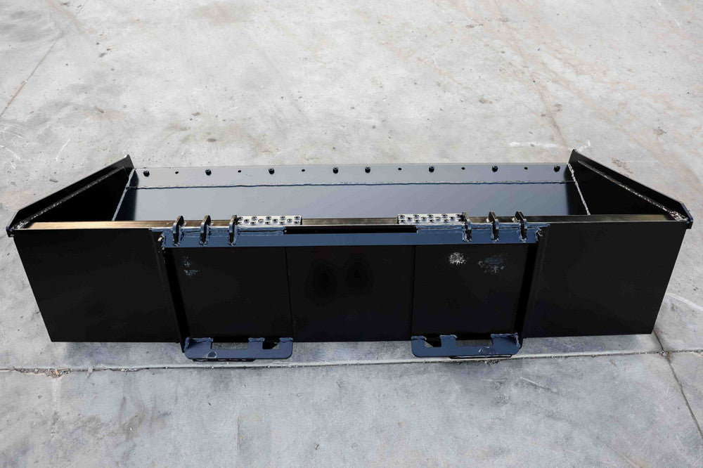 Express Steel | Smooth Bucket | Model Heavy Duty 84" | SKU ES-HDSB-0084 | Capacity 0.73 Cubic Yard | Durable American-Made Steel | Horsepower Up to 70 HP | For Skid Steers