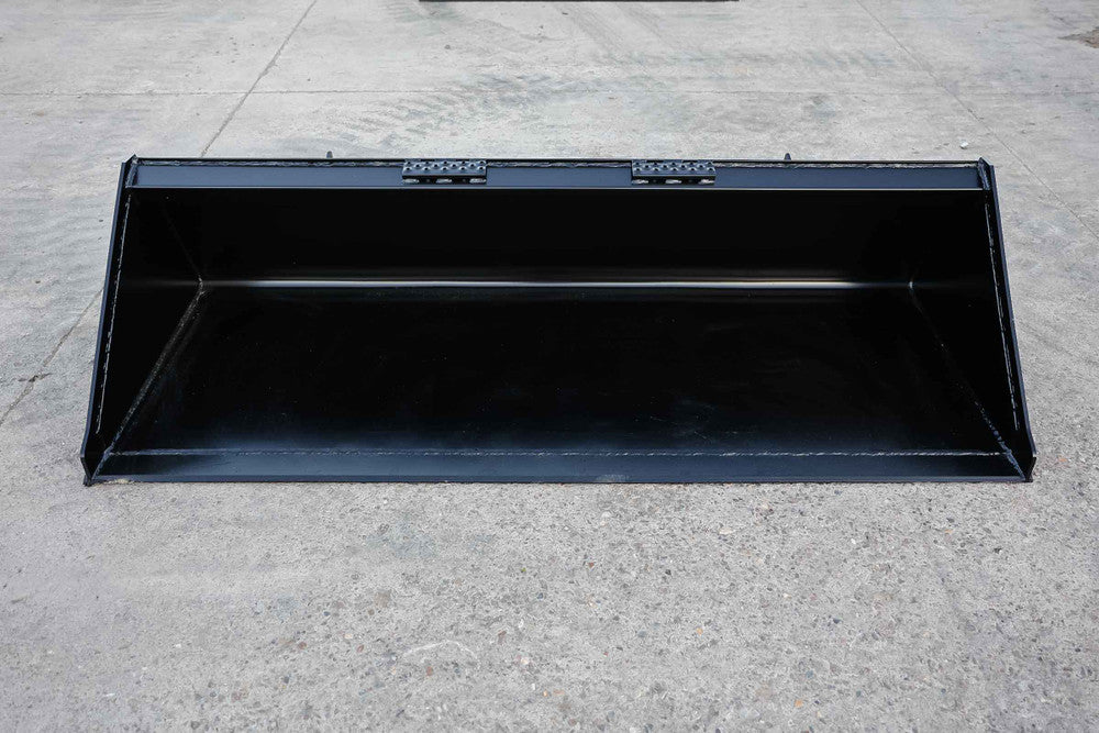 Express Steel | Smooth Bucket | SKU ES-STSB-0084 | Width 84" | Hydraulic Flow 0 To 25 GPM | For Skid Steers