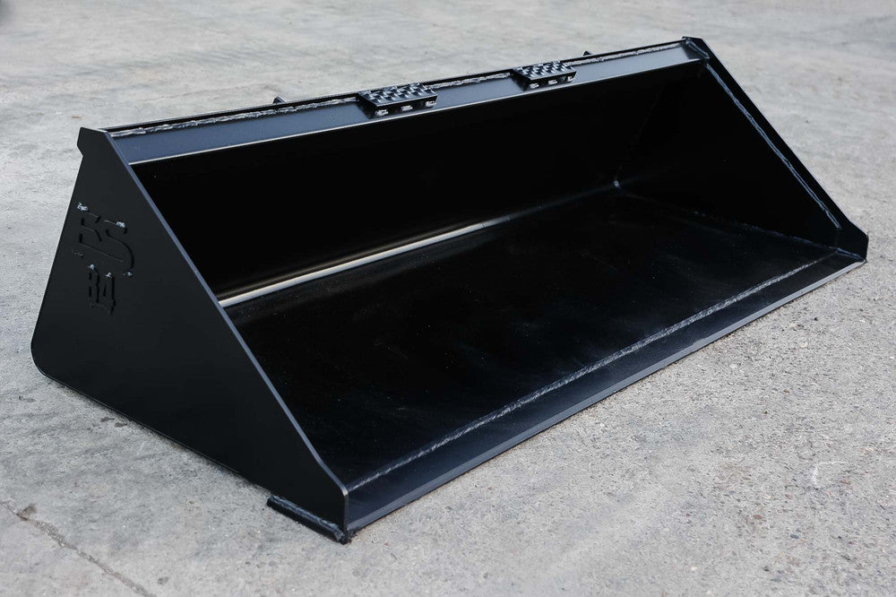 Express Steel | Smooth Bucket | SKU ES-STSB-0084 | Width 84" | Hydraulic Flow 0 To 25 GPM | For Skid Steers