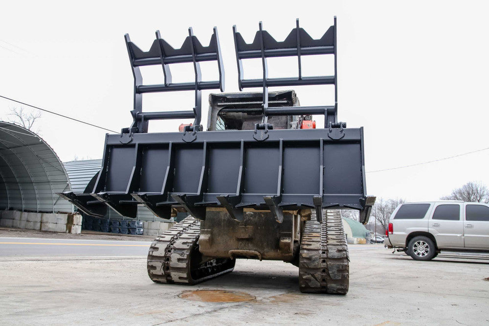 Express Steel | Vertical Extreme Grapple | SKU ES20180 | Width 84" | Hydraulic Flow 15 To 25 GPM | For Skid Steers