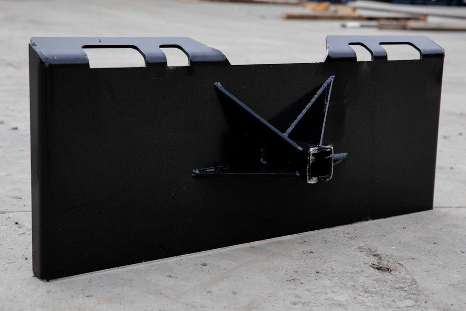 Express Steel Hitch Plate | SKU ES60100 | Width 46" | Hydraulic Flow 15–20 GPM | For Skid Steers