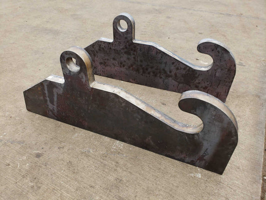 Express Steel | Mounting Accessories | Model JRB 416 Female Adapter Blanks | SKU 80 | Width 33.5" | Hydraulic Flow 20 To 35 GPM | For Loaders & Skid Steers