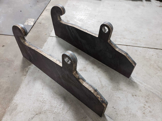 Express Steel | Mounting Accessories | Model JRB 417 & 418 Female Adapter Blanks | SKU 83 | Width 33.5" | Hydraulic Flow 20 To 35 GPM | For Loaders & Skid Steers