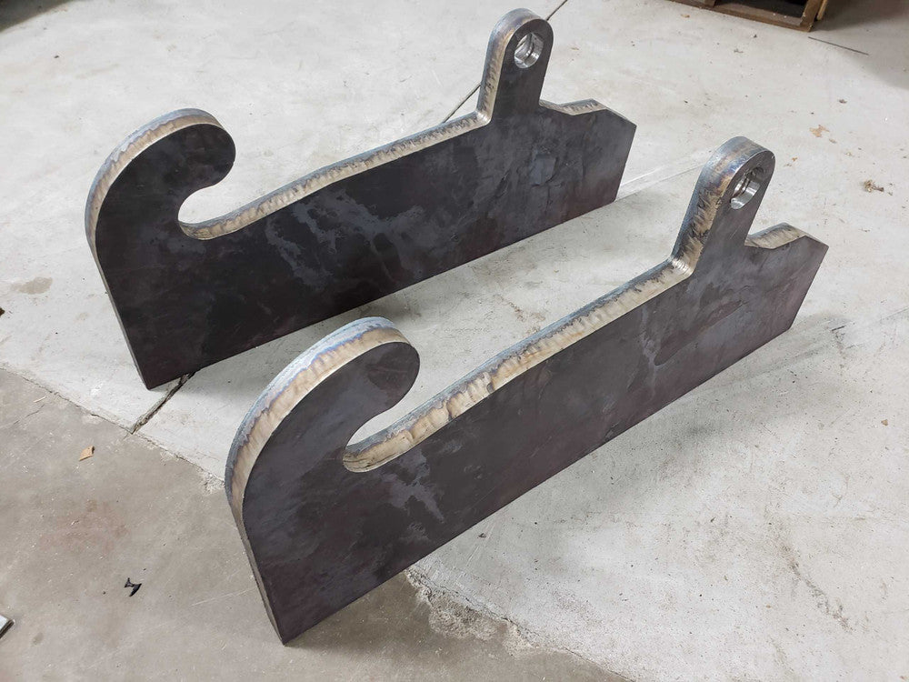 Express Steel | Mounting Accessories | Model JRB 417 & 418 Female Adapter Blanks | SKU 83 | Width 33.5" | Hydraulic Flow 20 To 35 GPM | For Loaders & Skid Steers