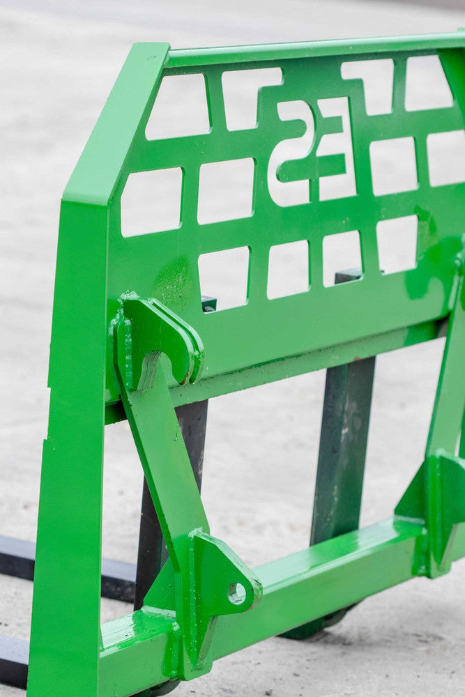 Express Steel | Pallet Forks | Model JD Global Euro | SKU ES60130 | Frame Width 50" | Horsepower 40 To 100 HP | For Tractors & Loaders