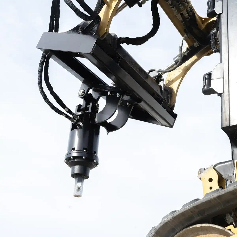 Express Steel Auger Head | SKU ES42010 | Width 46" | Drilling Attachment | Hydraulic Flow 10–40 GPM | For Skid Steers