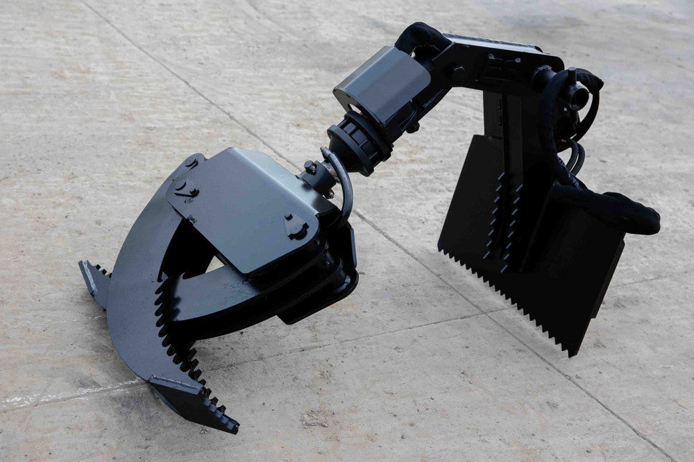 Express Steel | Log Grapple | Model Toro Dingo | SKU ES22750 | Jaw Opening 66” Inches | Hydraulic Rotation | Hydraulic Flow 8 To 15 GPM | For Mini Skid Steers