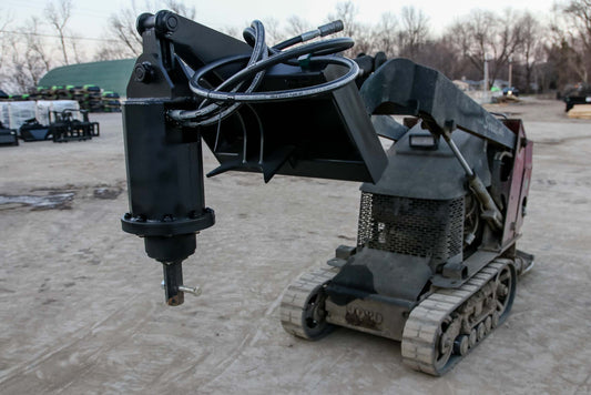 Express Steel | Auger Head | Model Toro/Dingo | SKU ES42410 | Dimension 29" x 20" x 32" | Hydraulic Flow 9 To 28 GPM | For Loaders