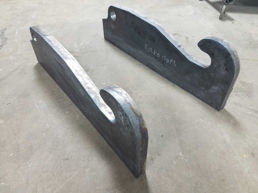 Express Steel | Mounting Accessories | Model Volvo 120 Female Adapter Blanks | SKU 138 | Width 34.5" | Hydraulic Flow 20 To 35 GPM | For Loaders & Skid Steers