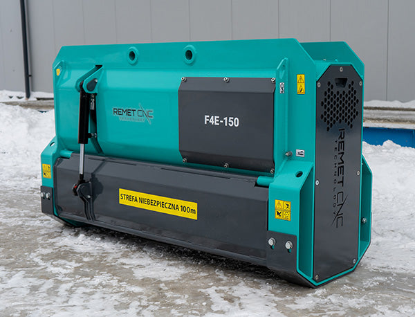 Remet Excavator Mulcher | Model F4E-100 / 125 / 150 | Working Width 59" inches | For 14-25 Tons Excavator