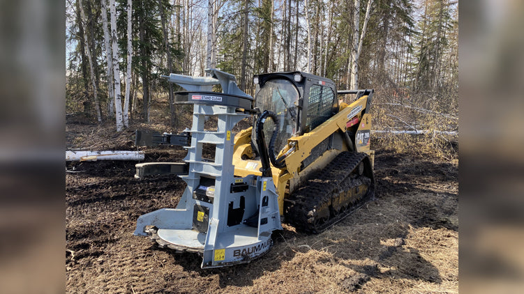 Baumalight Feller Buncher Tree Saw | Model FBS-752 | Blade Diameter 52" | Maximum Cut 20" | Hydraulic Flow 20 To 25 GPM | For Skid Steers