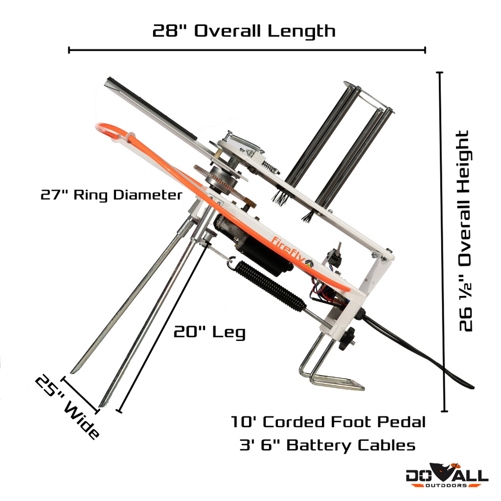 Do All Traps Firefly Portable Auto Trap System - Carry Bag Inc. | 25-Clay Target Feeder