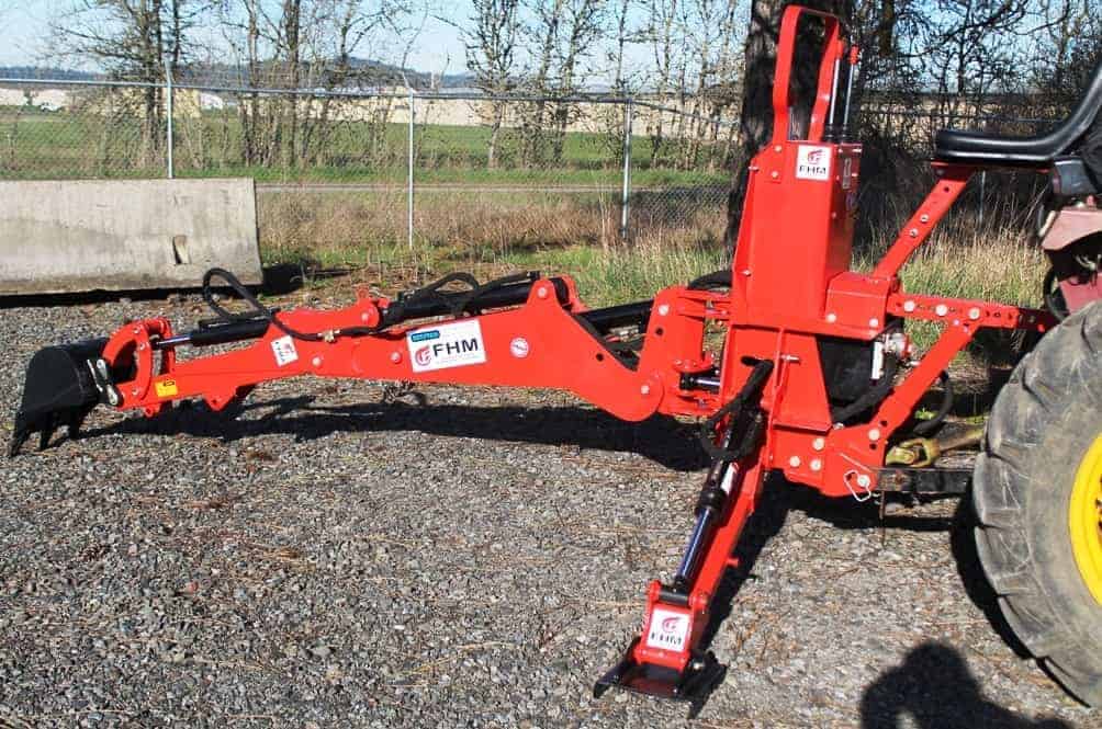 Farmer-Helper | Self-Contained Backhoes | Model FH-BH5, FH-BH6 & FH-BH7 | Digging Depth 5', 6' & 7' Feet | Horsepower 18 To 30+ HP | Cat-I 3-Point Linkage | For Tractor