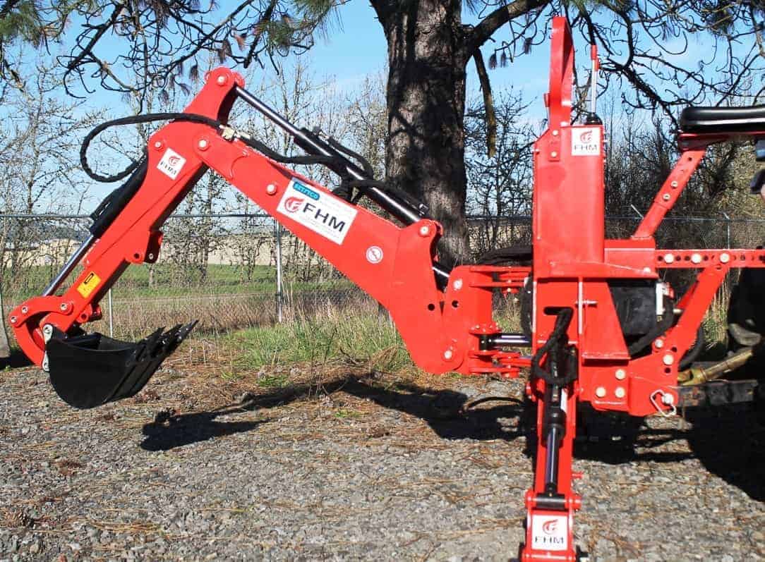 Farmer-Helper | Self-Contained Backhoes | Model FH-BH5, FH-BH6 & FH-BH7 | Digging Depth 5', 6' & 7' Feet | Horsepower 18 To 30+ HP | Cat-I 3-Point Linkage | For Tractor