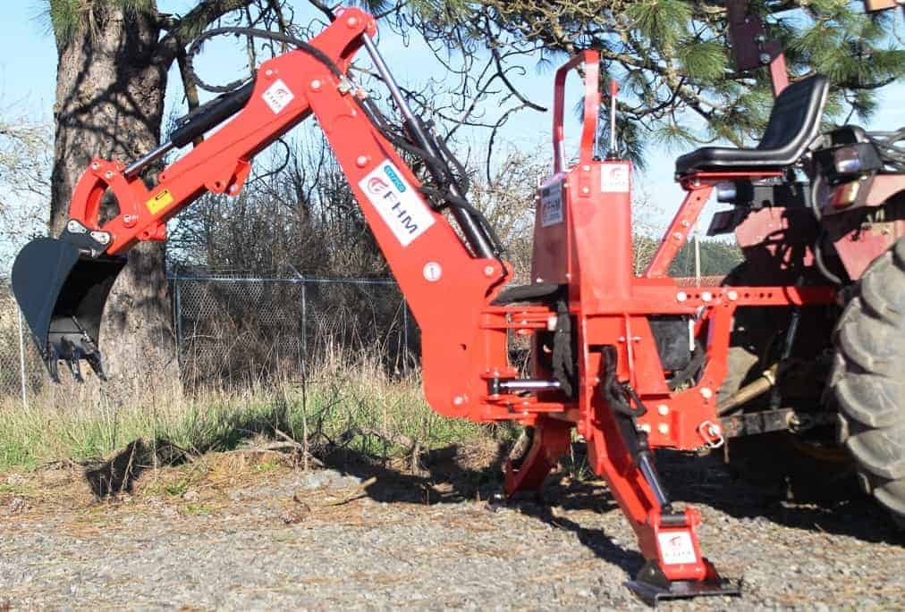 Farmer-Helper | Self-Contained Backhoes | Model FH-BH5, FH-BH6 & FH-BH7 | Digging Depth 5', 6' & 7' Feet | Horsepower 18 To 30+ HP | Cat-I 3-Point Linkage | For Tractor