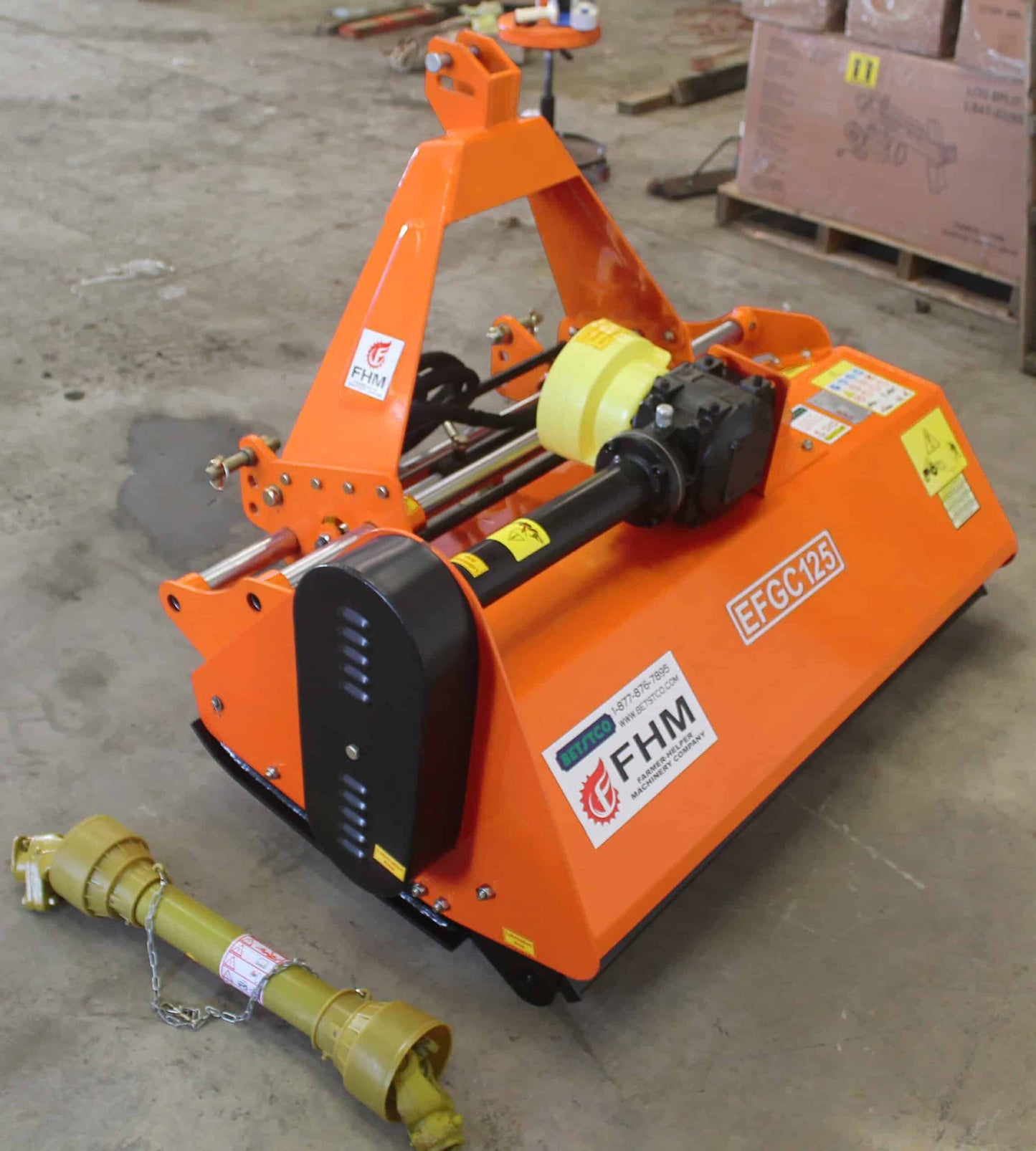 Farmer Helper | Heavy Duty Flail Mower | Model EFGC Series | Width 41" To 77" | Horsepower 20 To 65 HP | For Tractors