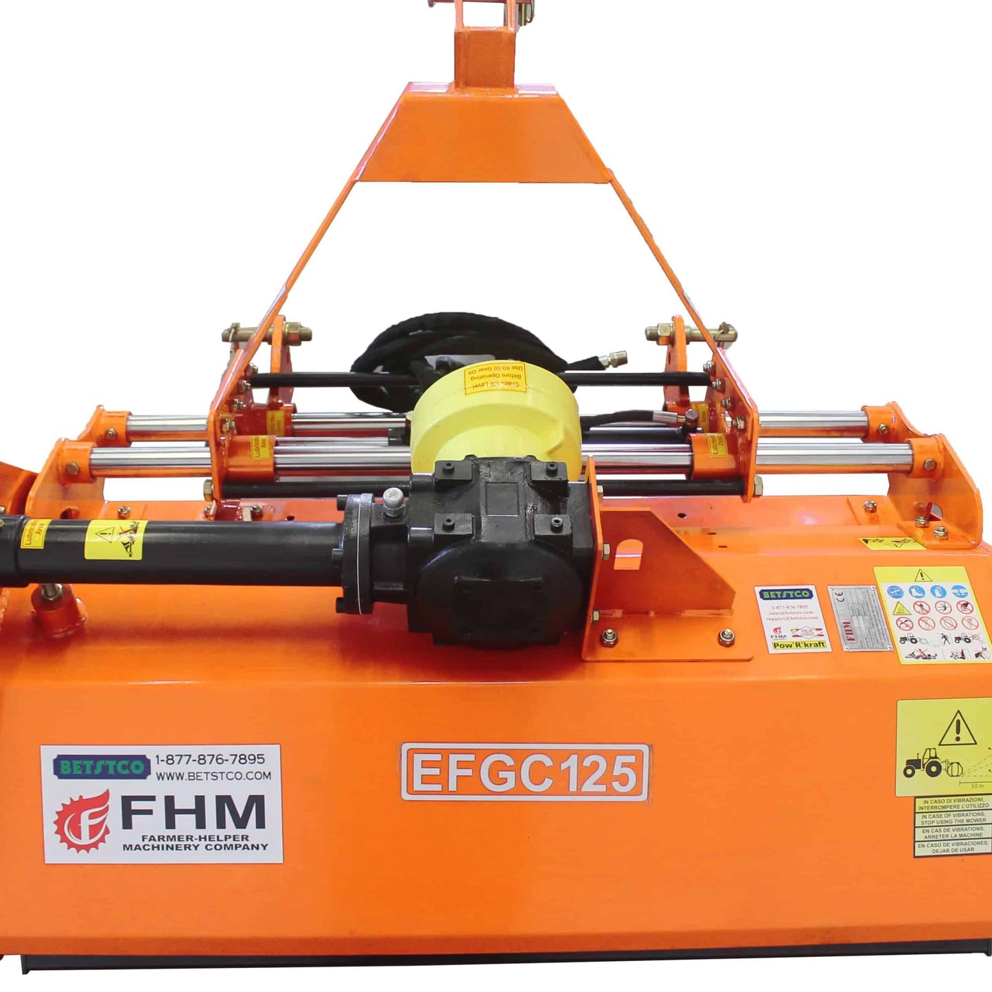 Farmer Helper | Heavy Duty Flail Mower | Model EFGC Series | Width 41" To 77" | Horsepower 20 To 65 HP | For Tractors
