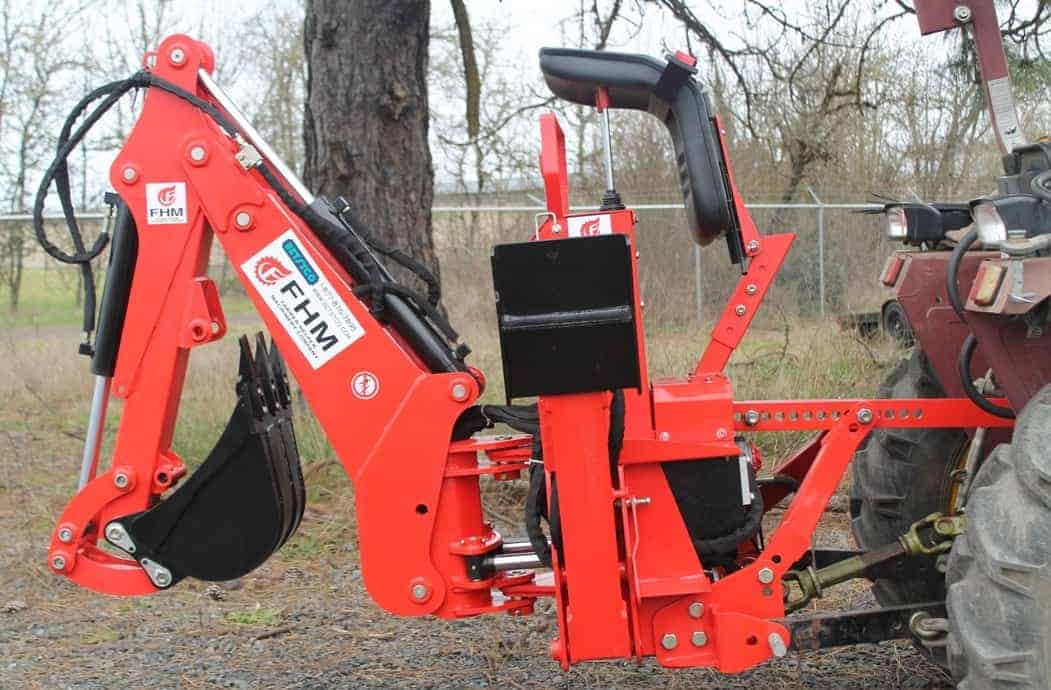 Farmer-Helper | Self-Contained Backhoes | Model FH-BH5, FH-BH6 & FH-BH7 | Digging Depth 5', 6' & 7' Feet | Horsepower 18 To 30+ HP | Cat-I 3-Point Linkage | For Tractor