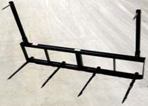 Worksaver | Front Loader Bale Spear | Model 830185 To 834160 | Spear Length 42" | Lift Capacity 2,000 To 6,000 lbs | Horsepower 20 To 60 HP | For Tractors