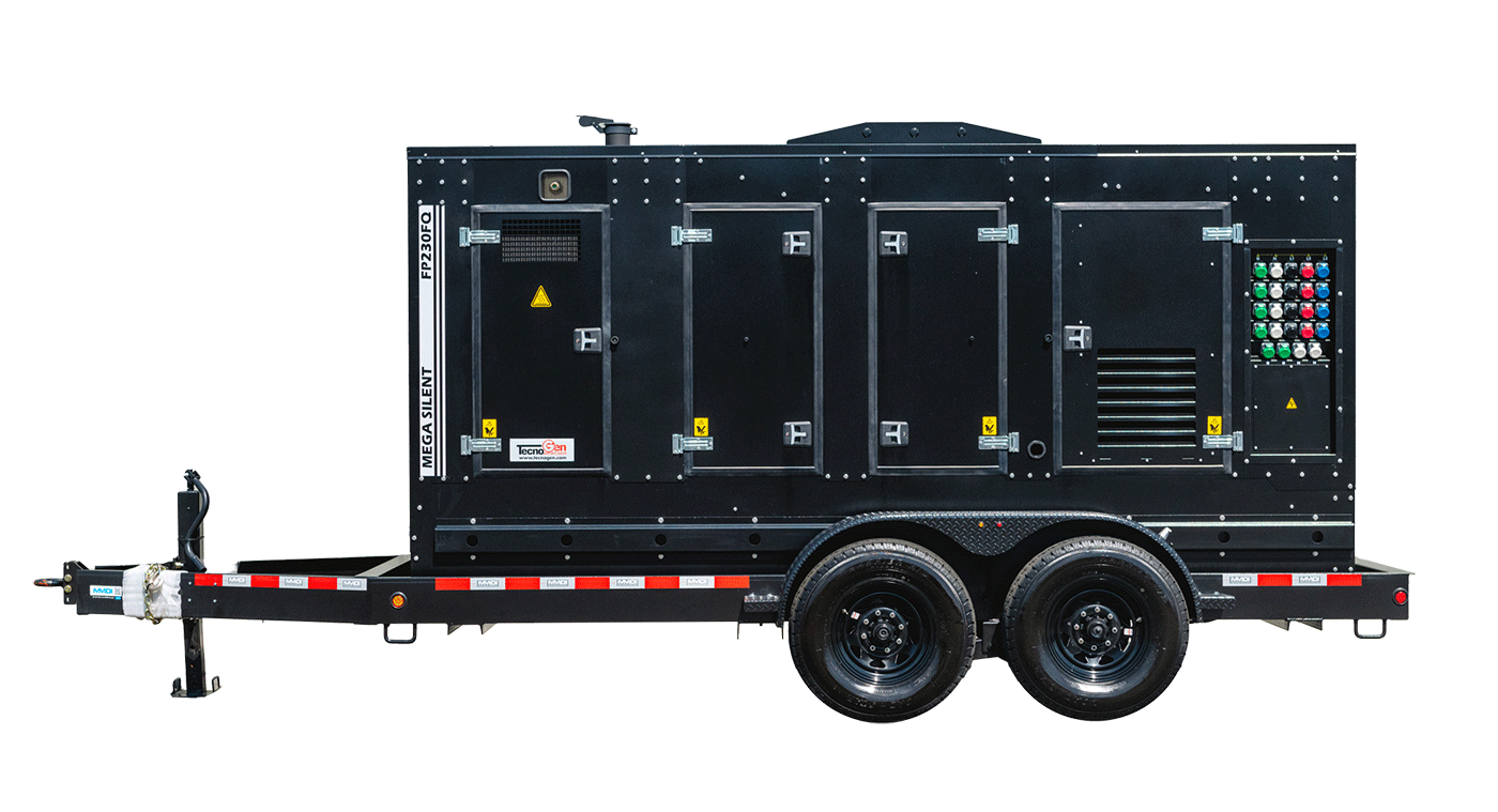 TecnoGen Mega Silent Series 185kW 230kVA FP230FQ Generator