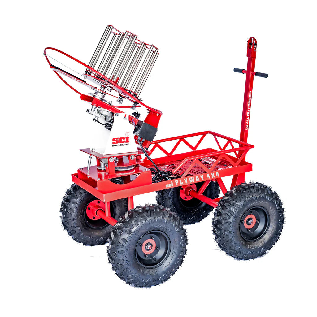 Do All Traps Flyway 4x4 180x Clay Thrower Wagon - SCI Edition | Clay Capacity 180 clays | Reset Time 2.5 seconds
