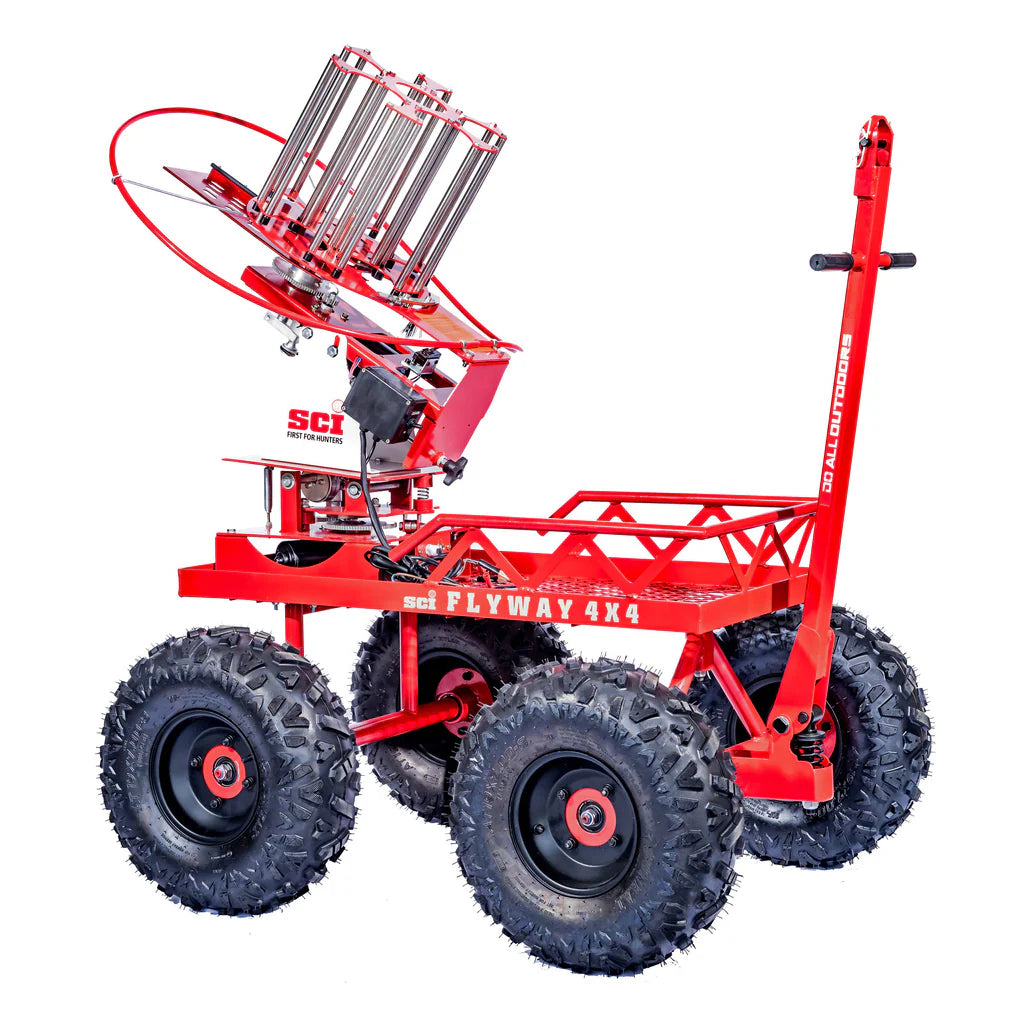 Do All Traps Flyway 4x4 180x Clay Thrower Wagon - SCI Edition | Clay Capacity 180 clays | Reset Time 2.5 seconds
