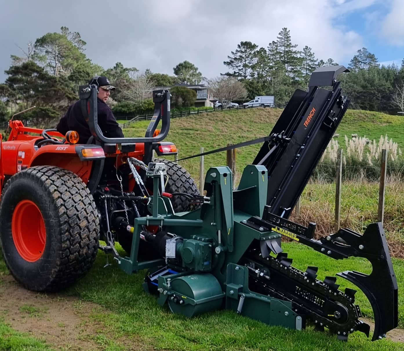 Trenchit Trencher With Hydraulic Depth Control | Model TCT PRO & Fairway | 40-100HP | For Tractor