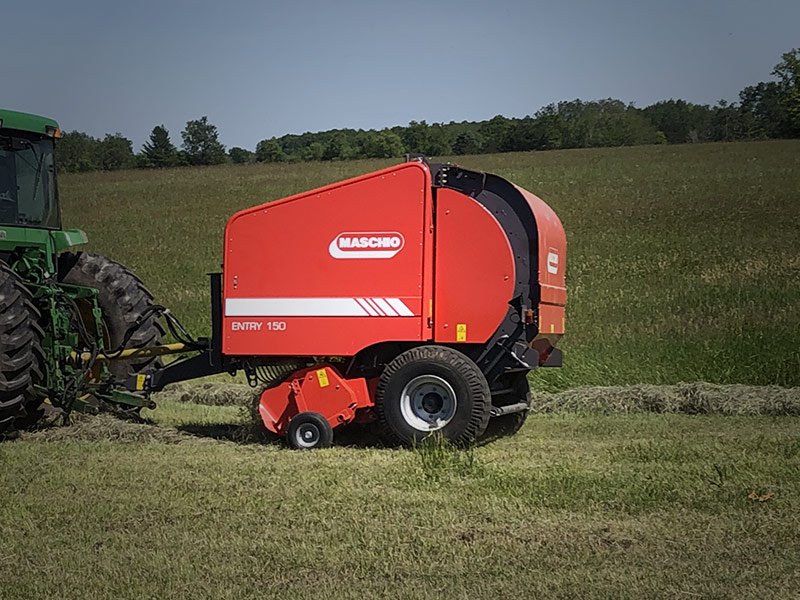 Maschio Entry 150 – Round Baler | 41 Rollers | 50 HP For Tractor