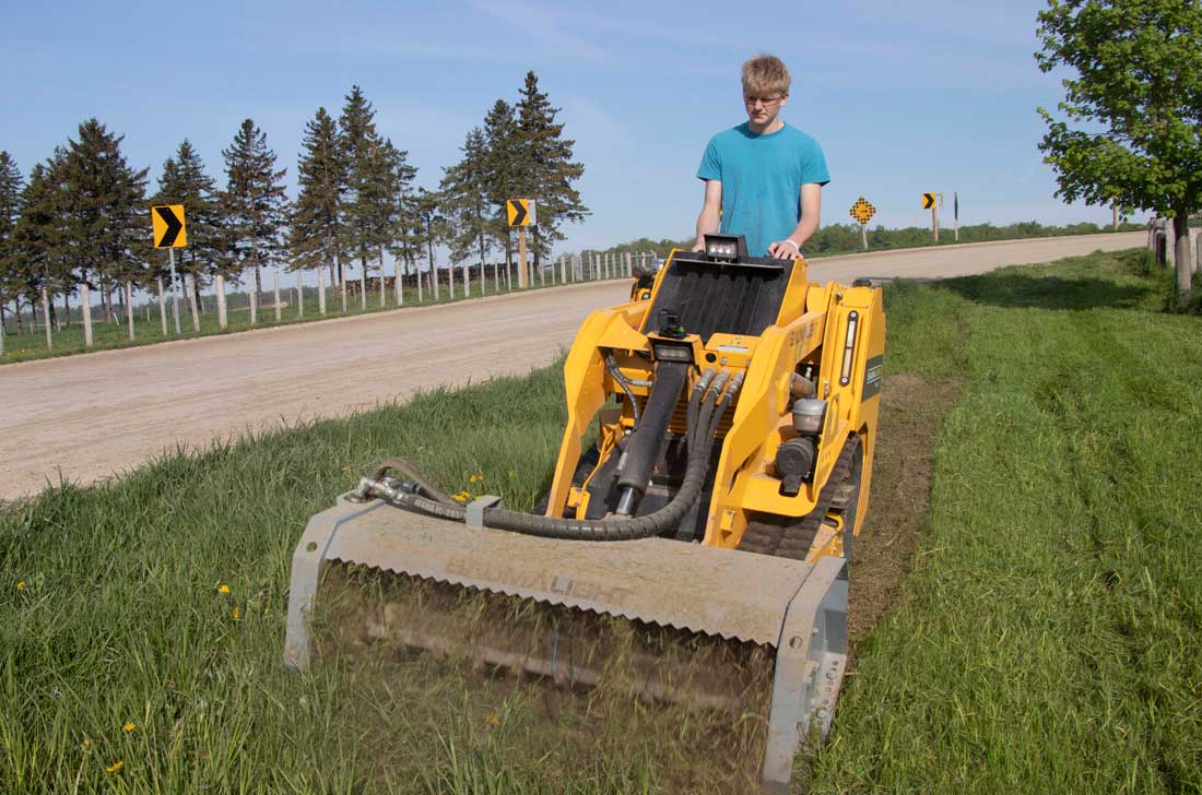 Baumalight Flail Mower | Model FMM-148 | Cutting Width 48" Inches | Hydraulic Flow Range 8 To 15 GPM | For Mini Skid Steers