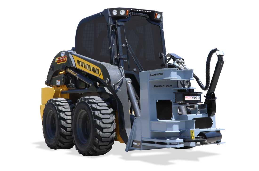 Baumalight Tree Shear With Buncher | Model ISH/ISR Series | Limb Cutting Size 10" & 12" | Hydraulic Flow 10 To 60 GPM | For Skid Steers