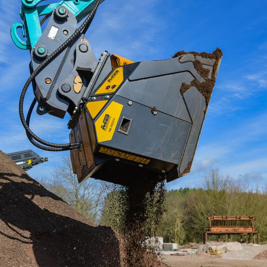 MB Crushers Padding Bucket | Model MB-HDS214 | Width 47" | Machine Size 2-6 Tons | For Excavators, Backhoe Loaders, Loaders & Skid Steers