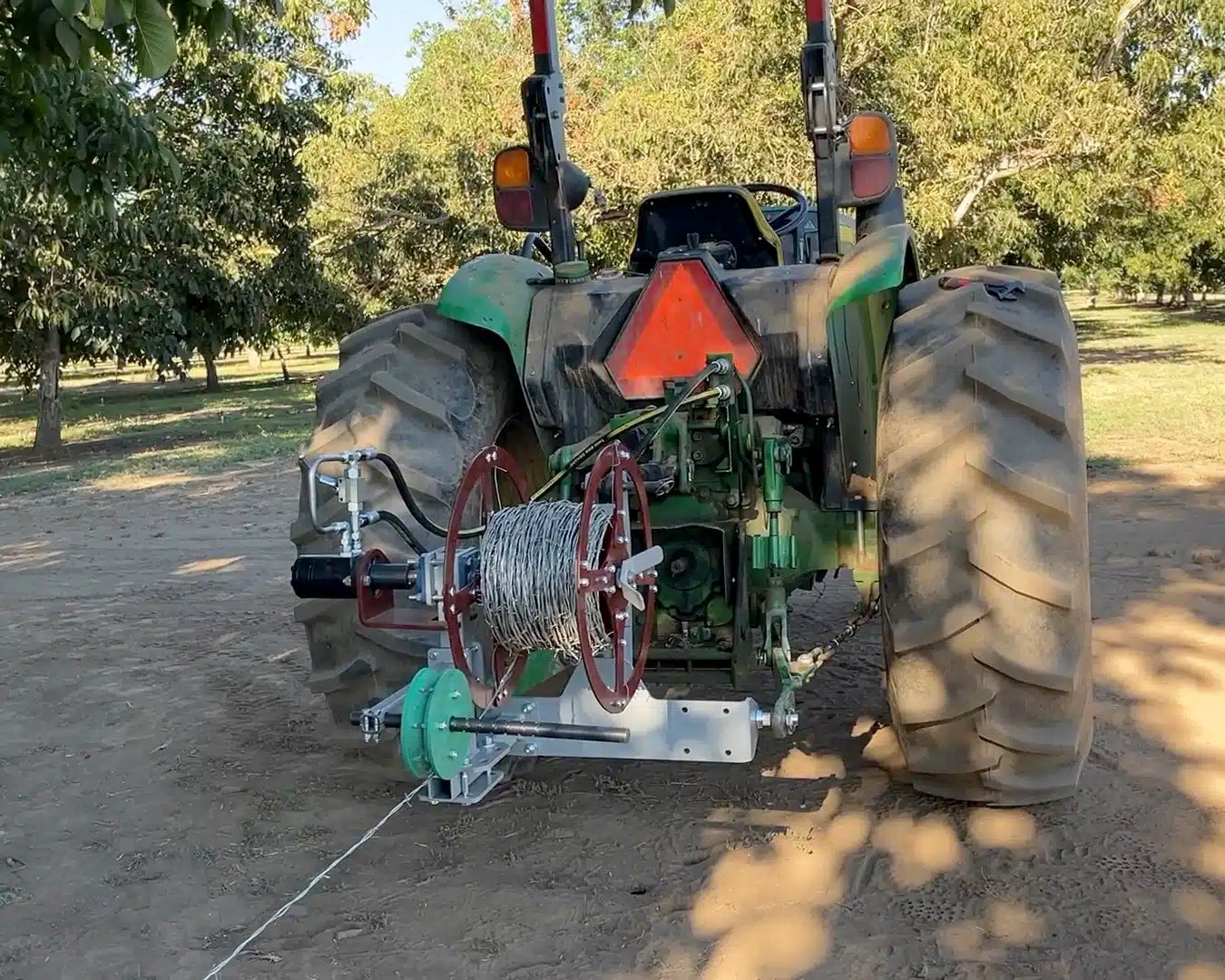 Agrishield Jr Wire Winder | Core Size 24" | Horsepower 15-30 HP | For Tractors