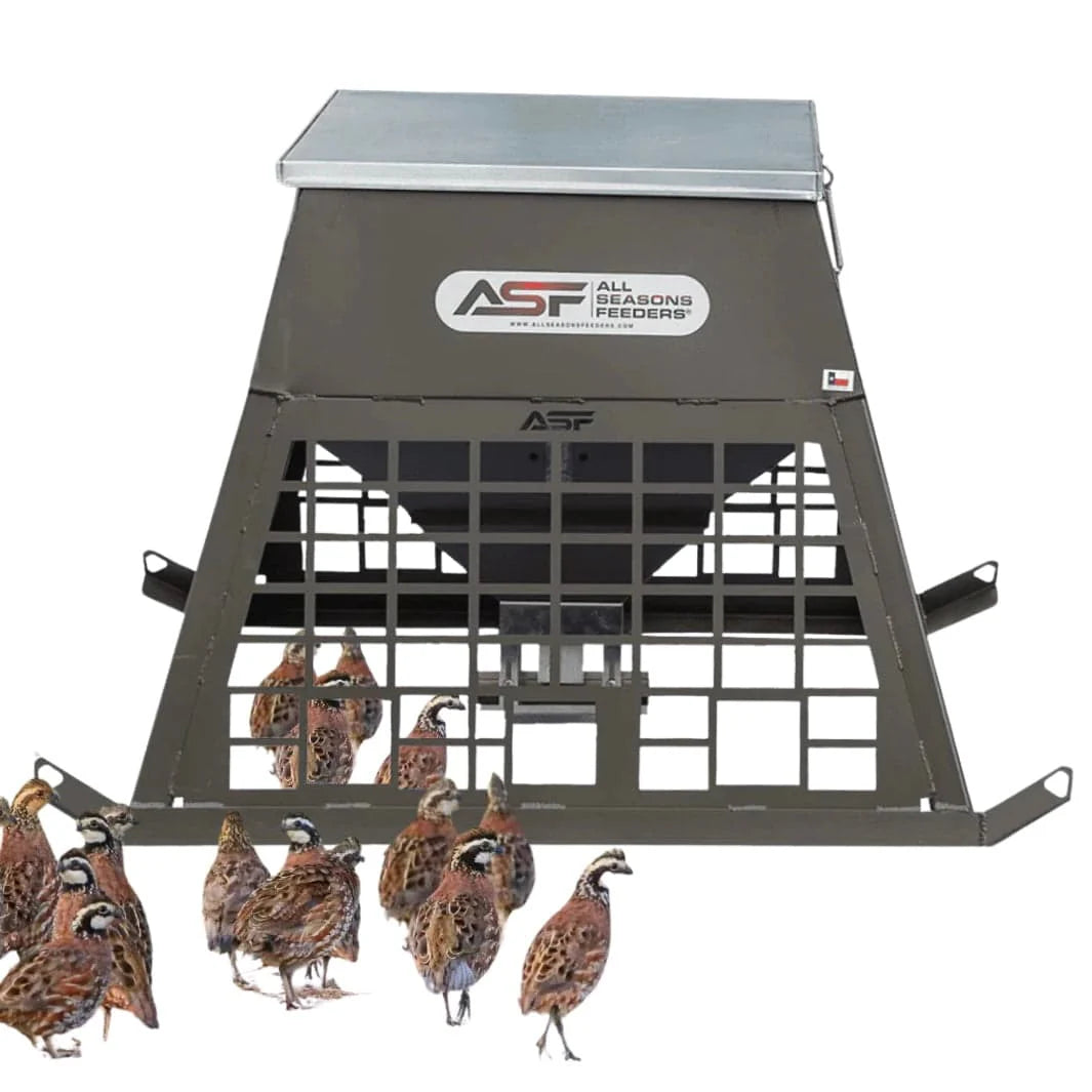 ASF Heavy-Duty Quail Feeder | Capacity 300lb | Width 43" inches