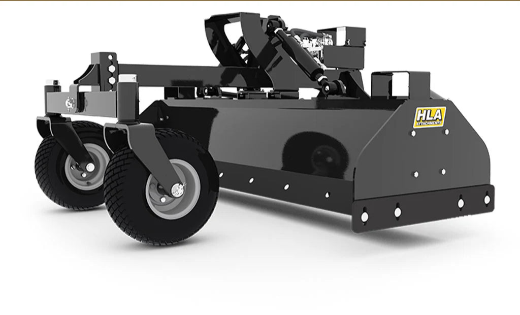 HLA Attachments Laser Grader | Model SLG84 | Width 84" inches | Standard Skid Steer Hydraulics | For Skid Steers