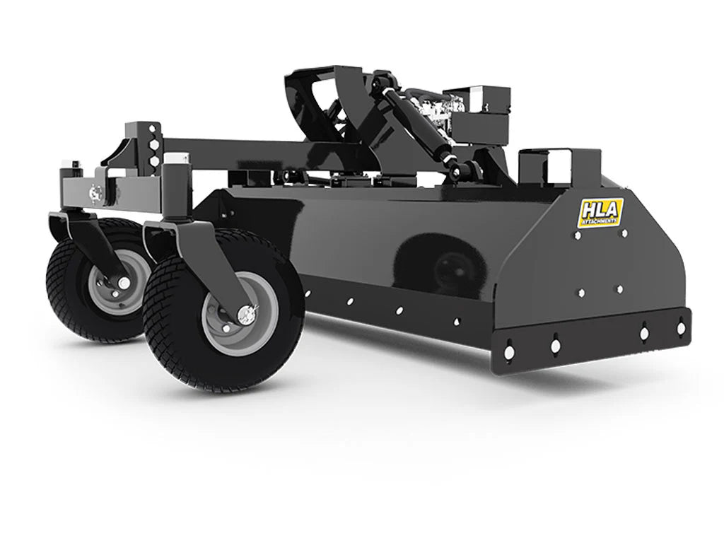 HLA Attachments Laser Grader | Model SLG84 | Width 84" inches | Standard Skid Steer Hydraulics | For Skid Steers