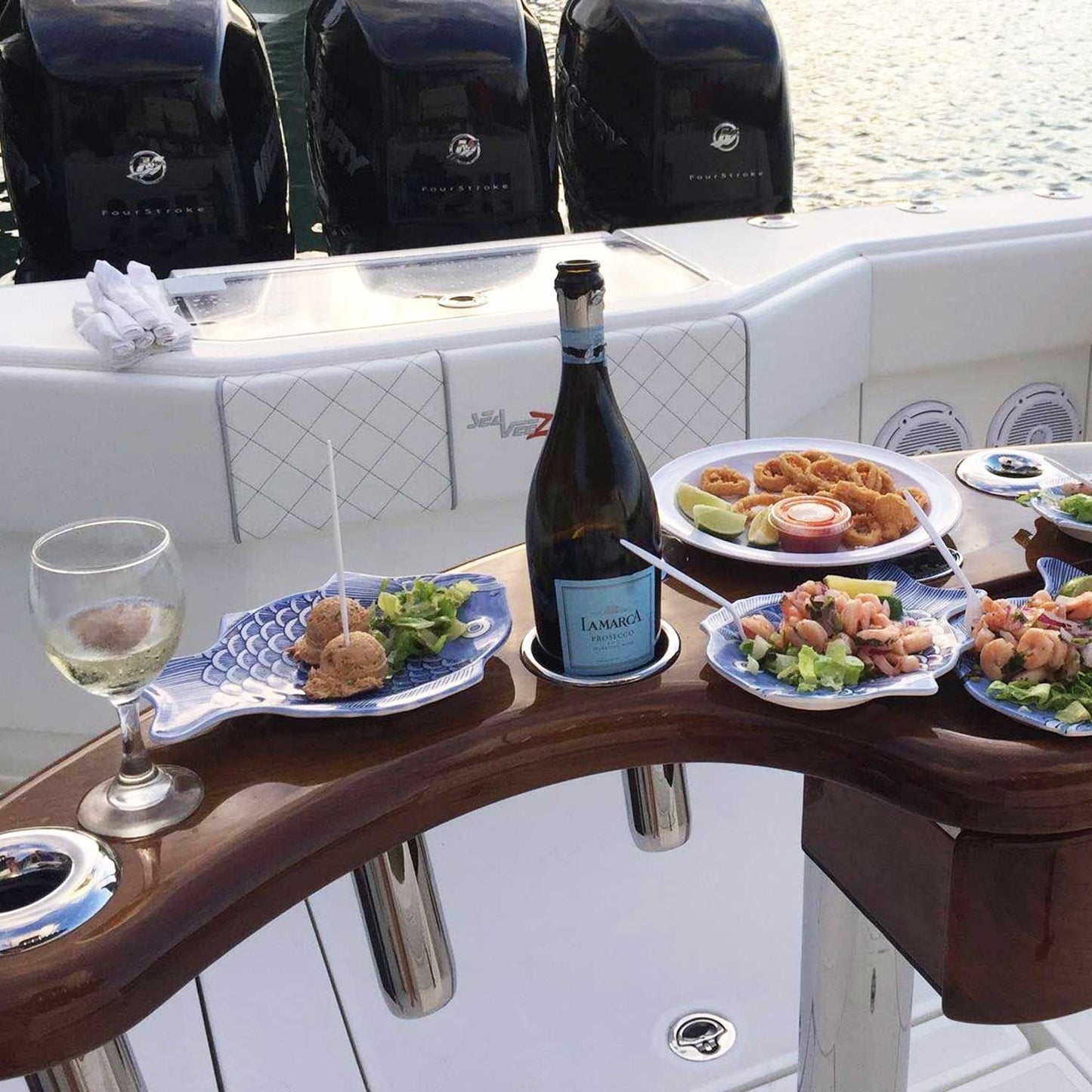 Pompanette | Tournament Series 4 Rod Chair Mounted Rocket Launcher | Fishing Accessories