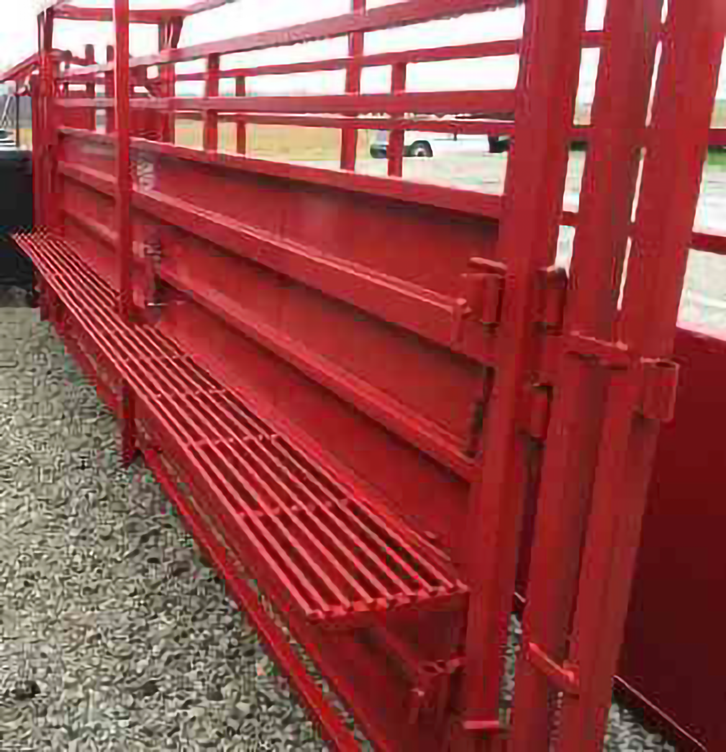 Global Equipment Palco Catwalk on Alley | Alley-Mounted Catwalk | Livestock Handling | Cattle Facilities | For Ranch Facilities & Cattle Operations