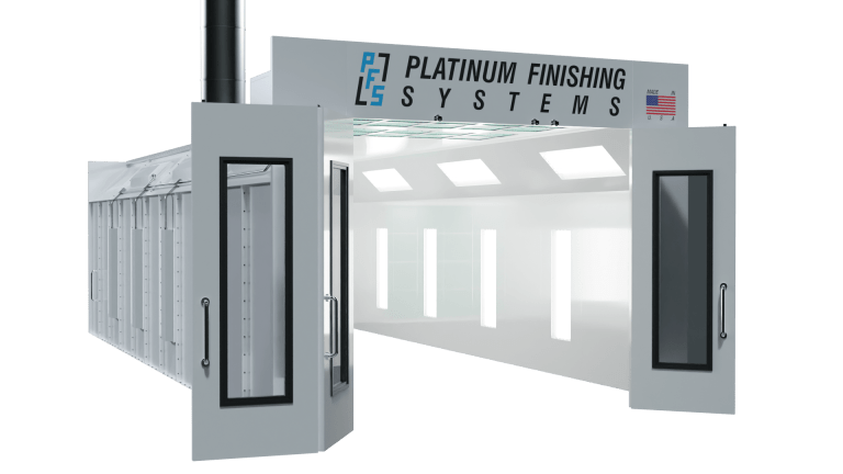 Platinum Finishing Paint Booth Systems Gold Edition Semi Down Draft Paint Booth