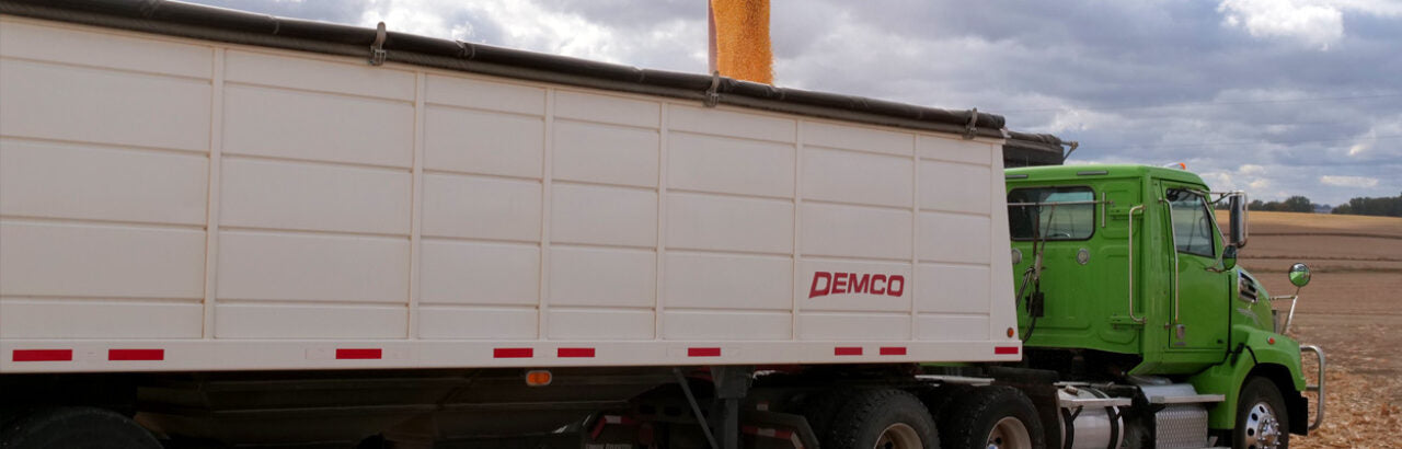 Demco | Steel Hopper Bottom Trailers | Length 42' | Overall Width 98" | Horsepower 260+ HP | For Tractors